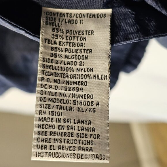 Current Seen Essentials VTG 80s/90s Reversible Colorblock Coat – Size XL - Picture 15 of 15